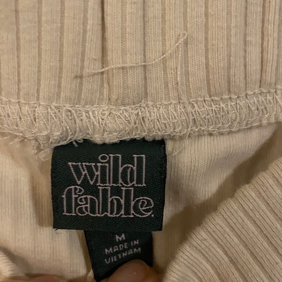 Cream Flared Pants - Picture 4 of 4